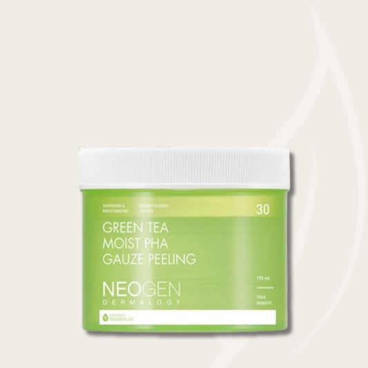 NEOGEN Green Tea Moist PHA Gauze Peeling (30pads)