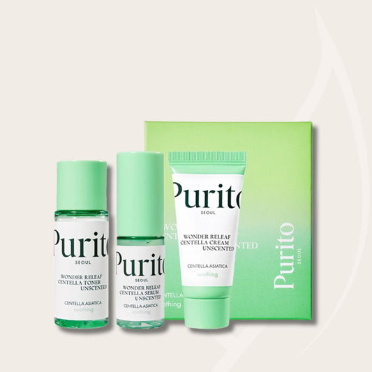 PURITO Wonder Releaf Centella Unscented Mini Kit